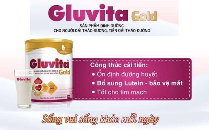 Sữa dành cho người đái tháo đường Gluvita Gold