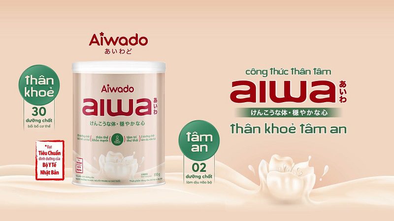 Dòng sữa Aiwa đến từ Nhật Bản